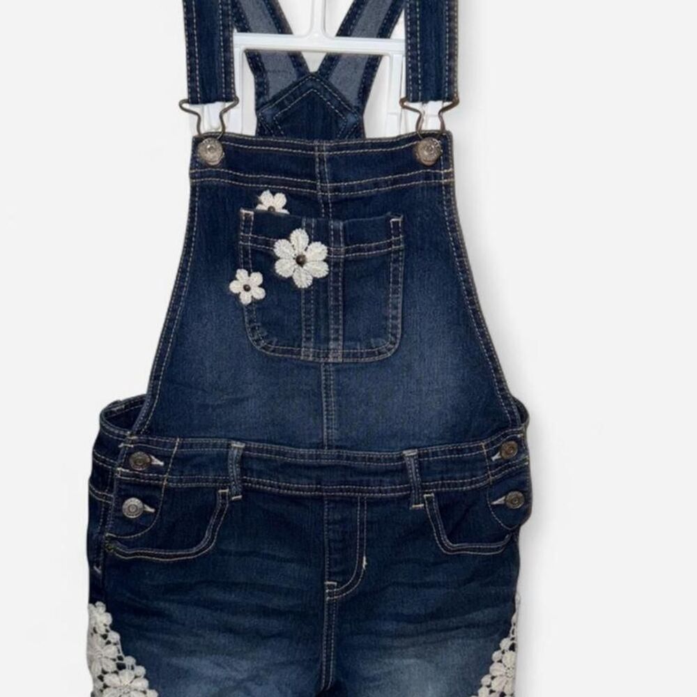 Jordache Girl's Blue Jean Overalls Little Boho Vibe